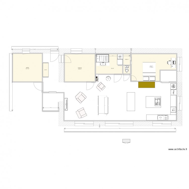 version ss mezzanine. Plan de 0 pièce et 0 m2