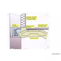 vide sanitaire isol&eacute;  rupteur thermique
