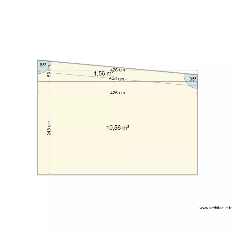 fa&ccedil;ade. Plan de 