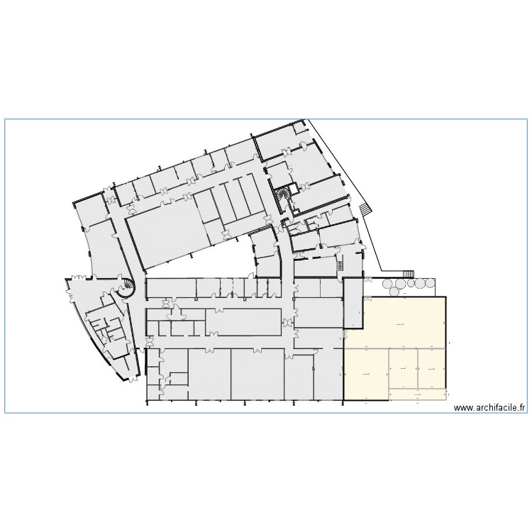 extension 1. Plan de 0 pièce et 0 m2