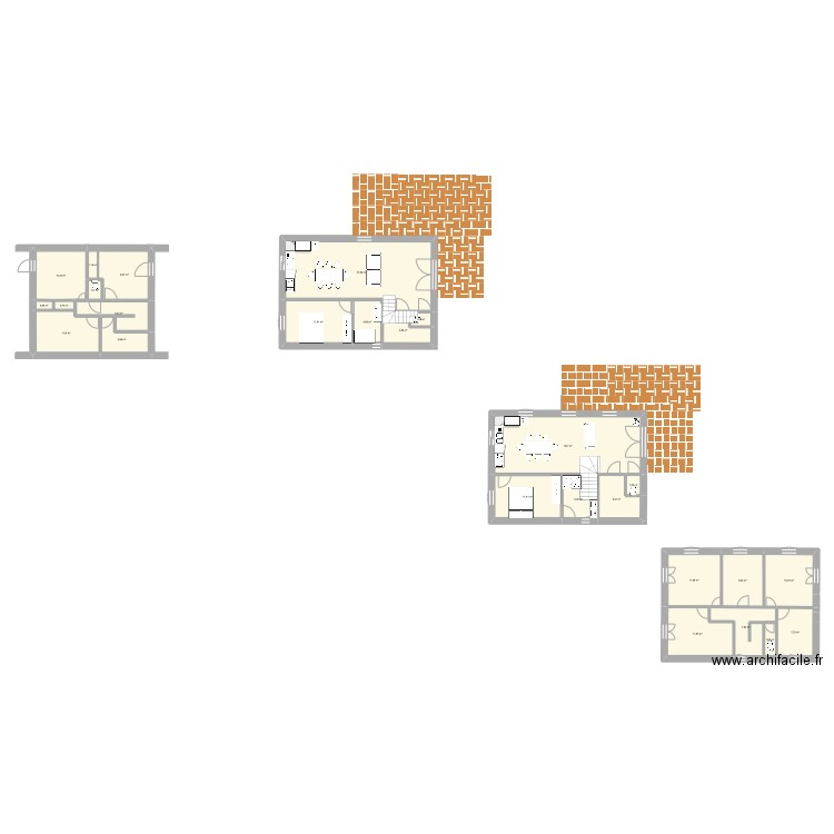 Maison argeles. Plan de 26 pièces et 226 m2