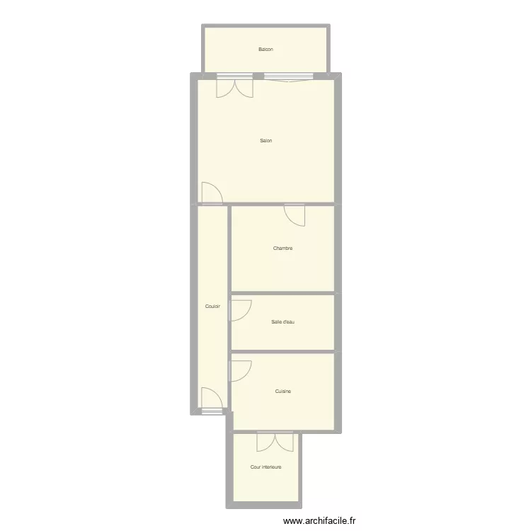 App 1er Etage des Halles sbg. Plan de 