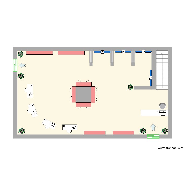 plan anglais. Plan de 0 pièce et 0 m2