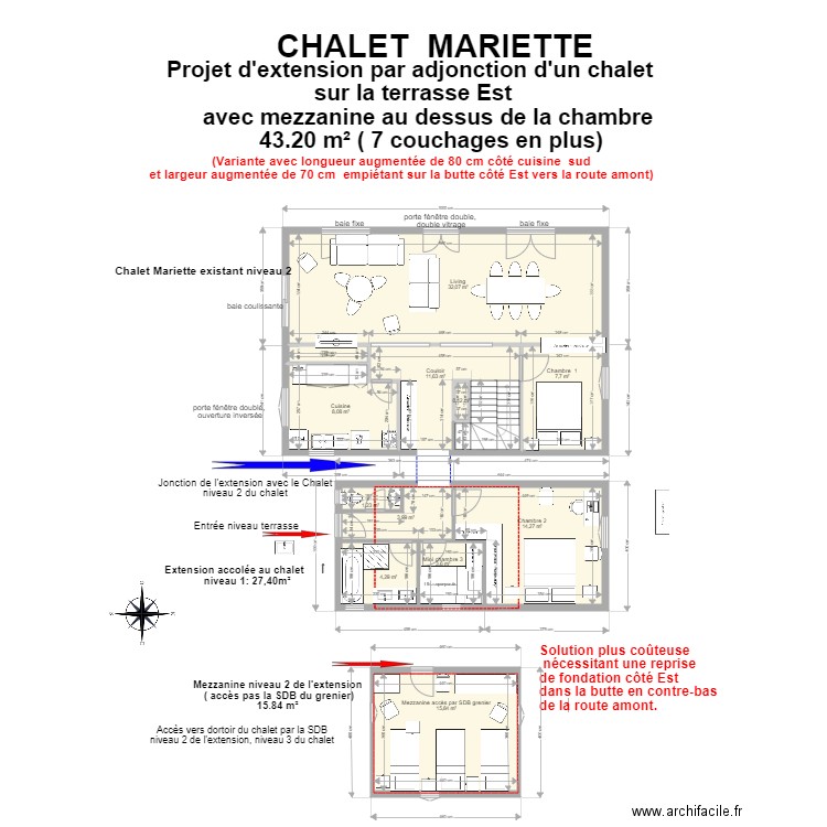 extension 8 2. Plan de 0 pièce et 0 m2