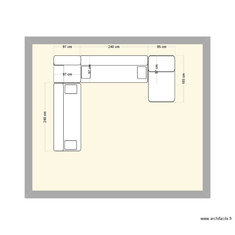 Ensemble Maison de Vacances - Auguste. Plan de 1 pièce et 31 m2