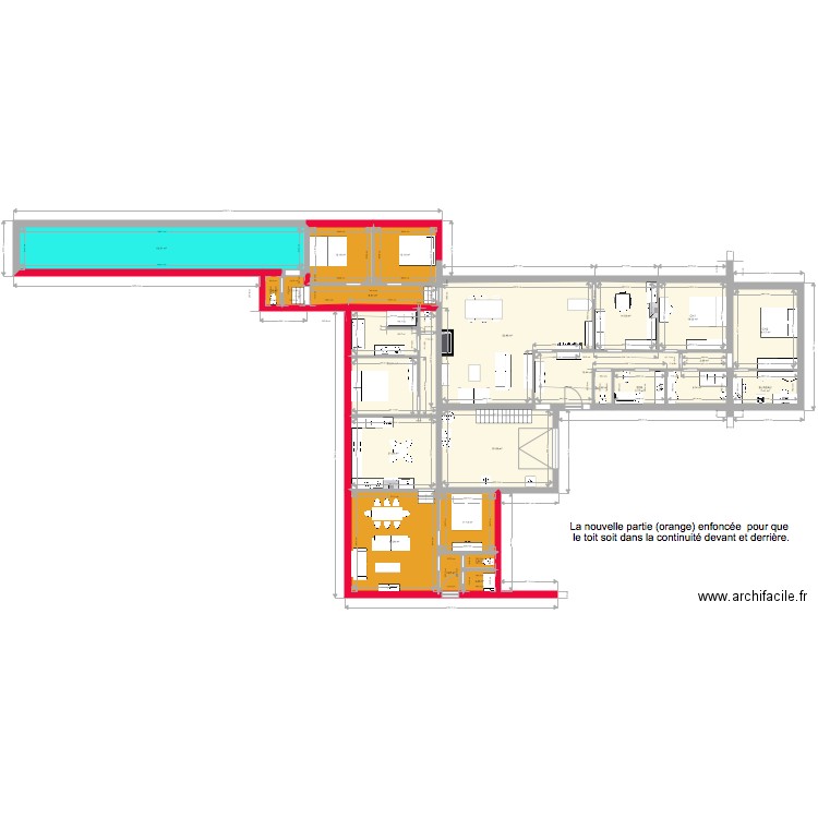 Vedrin 2 annexes et piscine. Plan de 0 pièce et 0 m2