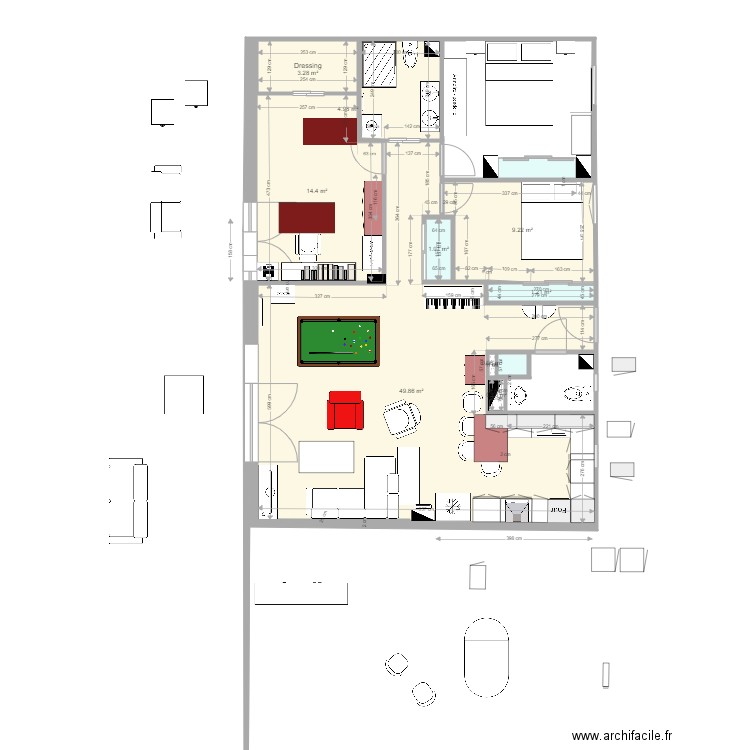Plan appartement Crocki rev 27. Plan de 0 pièce et 0 m2