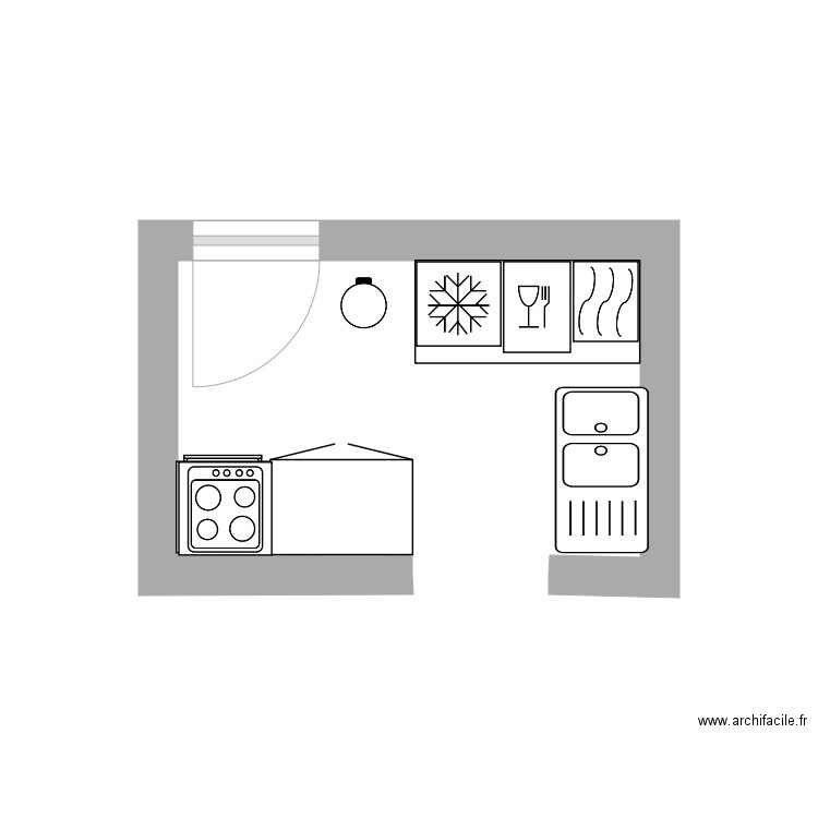 Cuisine ete. Plan de 0 pièce et 0 m2