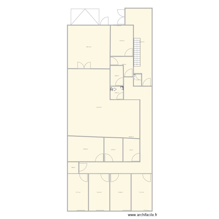 Plan Chessy RDC Cotes controlées Rel 1. Plan de 0 pièce et 0 m2