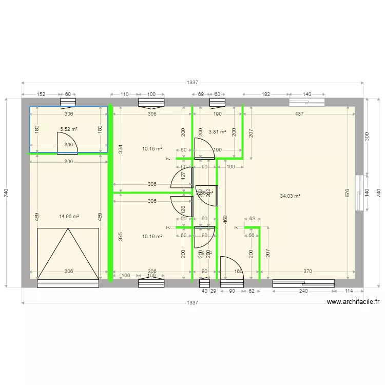 SCI PARADIS LOT 2. Plan de 