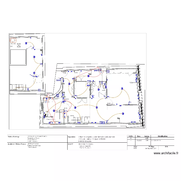 DOE Temple R+3. Plan de DOE Temple R+3. Plan de