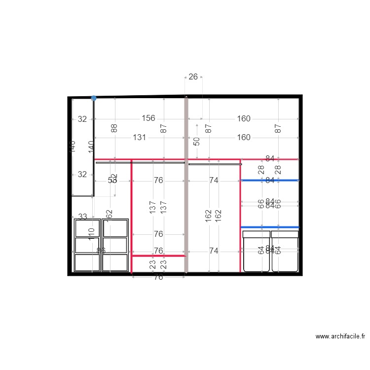 placard. Plan de 0 pièce et 0 m2