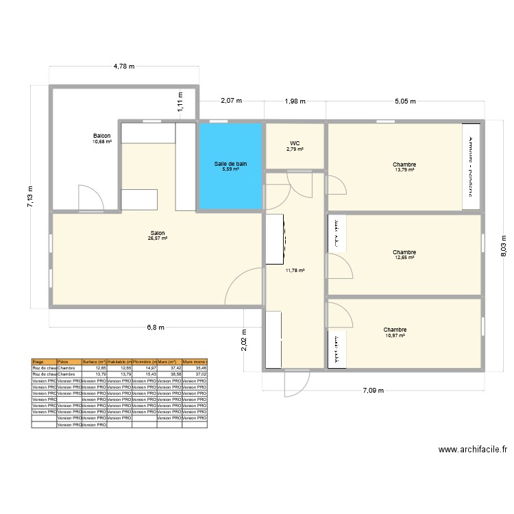 bischeim maison !!!. Plan de 8 pièces et 95 m2