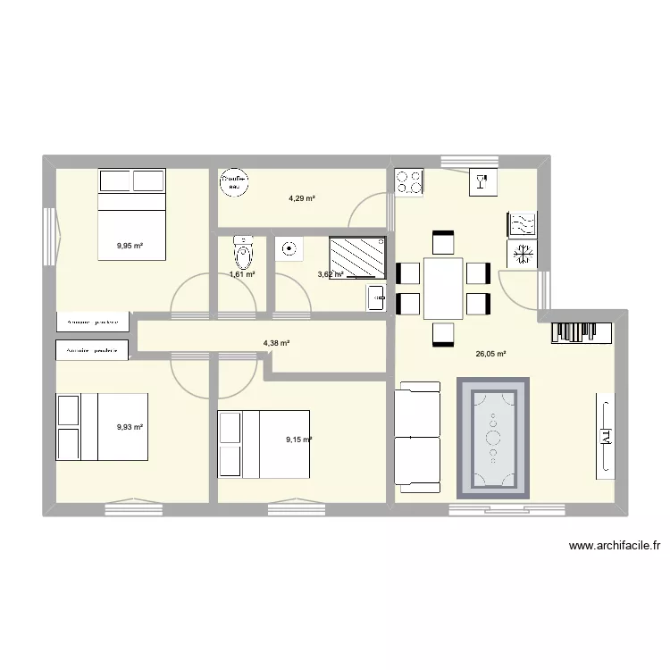 T4 primevères. Plan de 8 et 69 m² T4 primevères. Plan de 8 et 69 m²