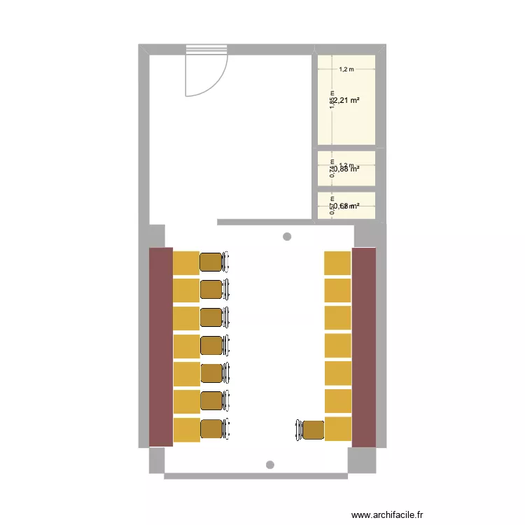 CASA AMORE. Plan de 3 et 4 m² CASA AMORE. Plan de 3 et 4 m²