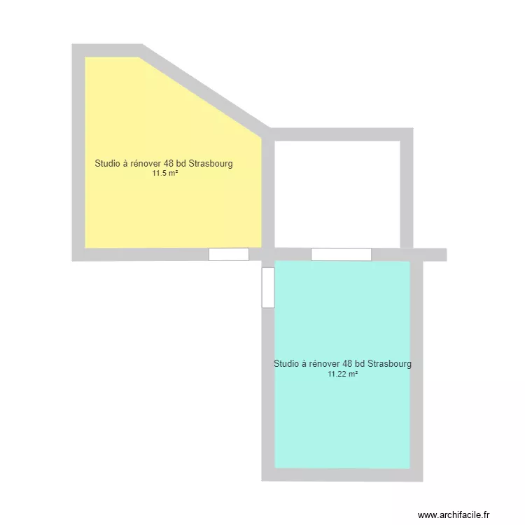 Appartement48 . Plan de 