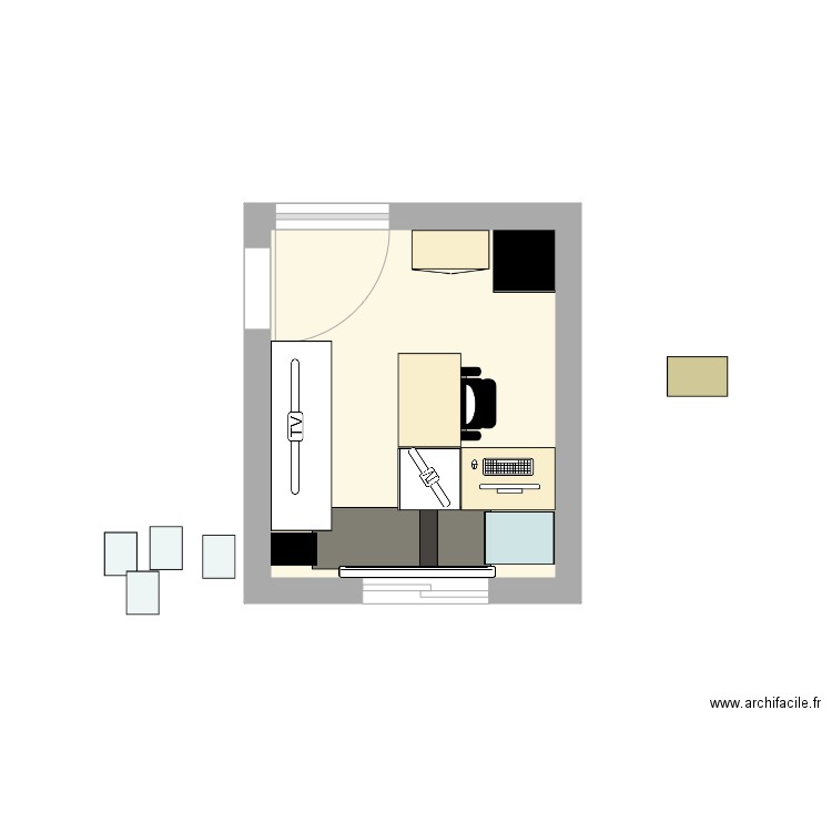 Bureau 7. Plan de 0 pièce et 0 m2