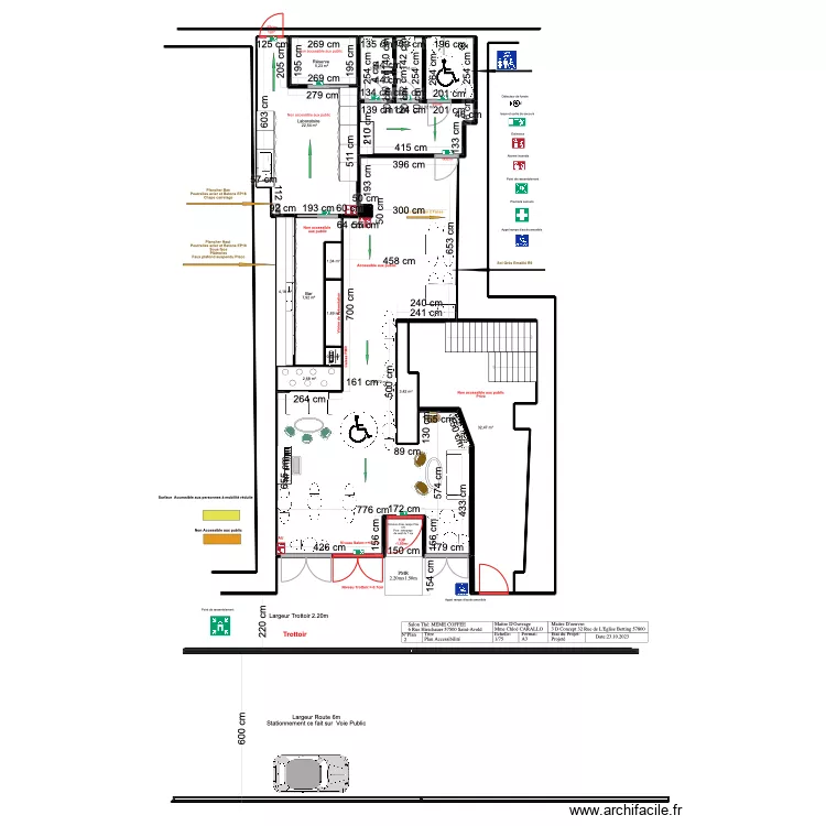 Chez M&eacute;m&eacute;. Plan de 
