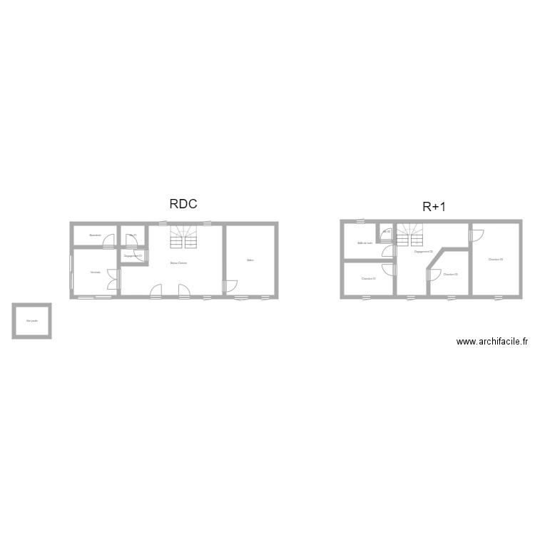 350601475. Plan de 13 pièces et 129 m2