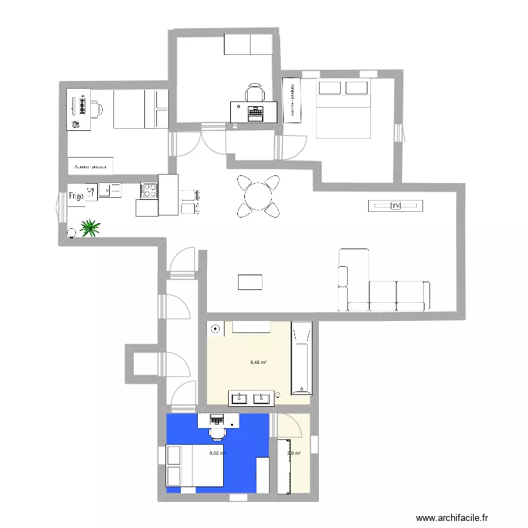 maison maman . Plan de 