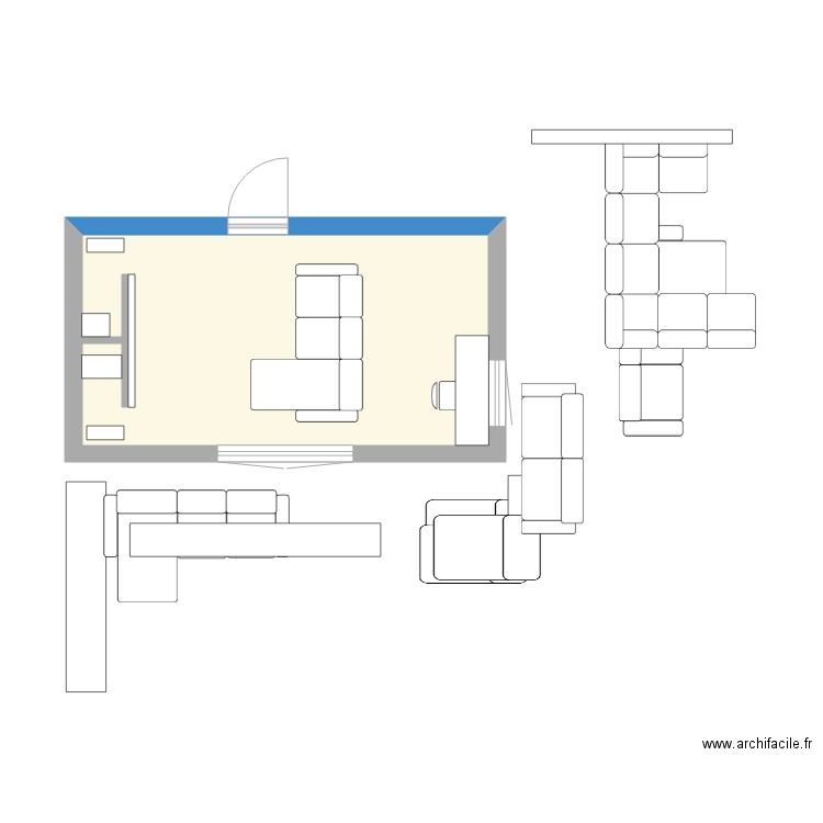 salon tv final2. Plan de 0 pièce et 0 m2