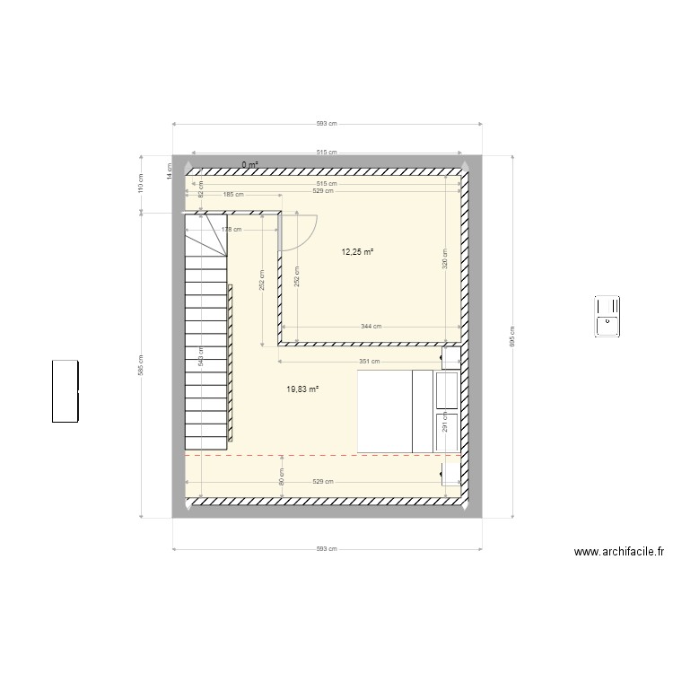 grange étage 3. Plan de 0 pièce et 0 m2