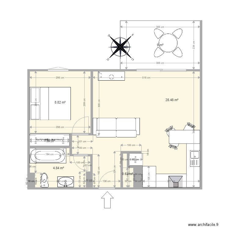 F2 MEZZAVIA. Plan de 0 pièce et 0 m2