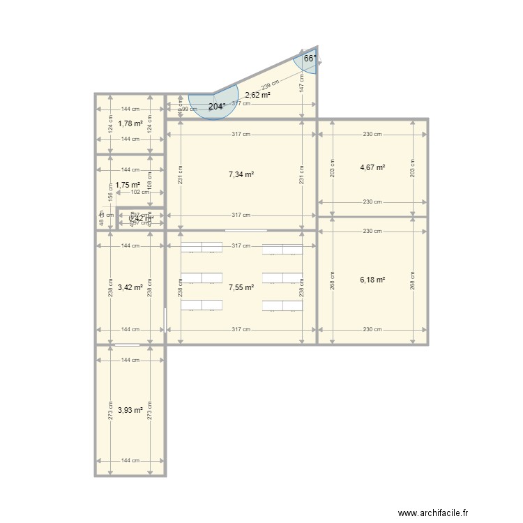 Locaux Eco Adapt. Plan de 0 pièce et 0 m2