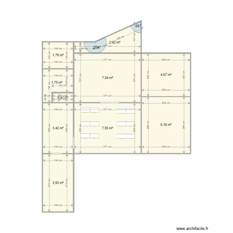 Locaux Eco Adapt. Plan de 
