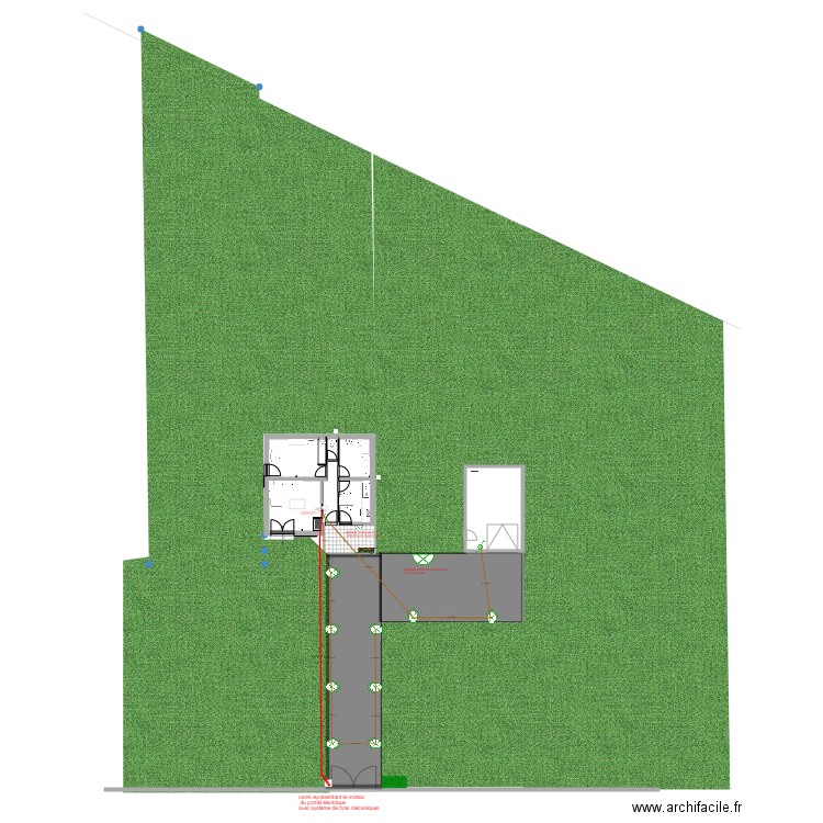 VINCENT GUY section ELEC N2A4EL2 éclairage extérieur alimentation portail  . Plan de 0 pièce et 0 m2