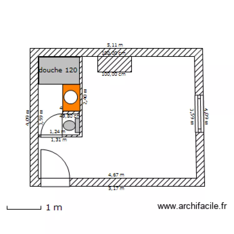 Salle de bain 1. Plan de Salle de bain 1. Plan de