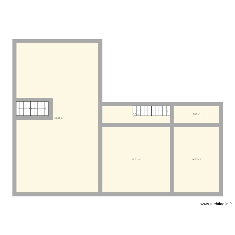 besset 2em et actuel. Plan de 0 pièce et 0 m2