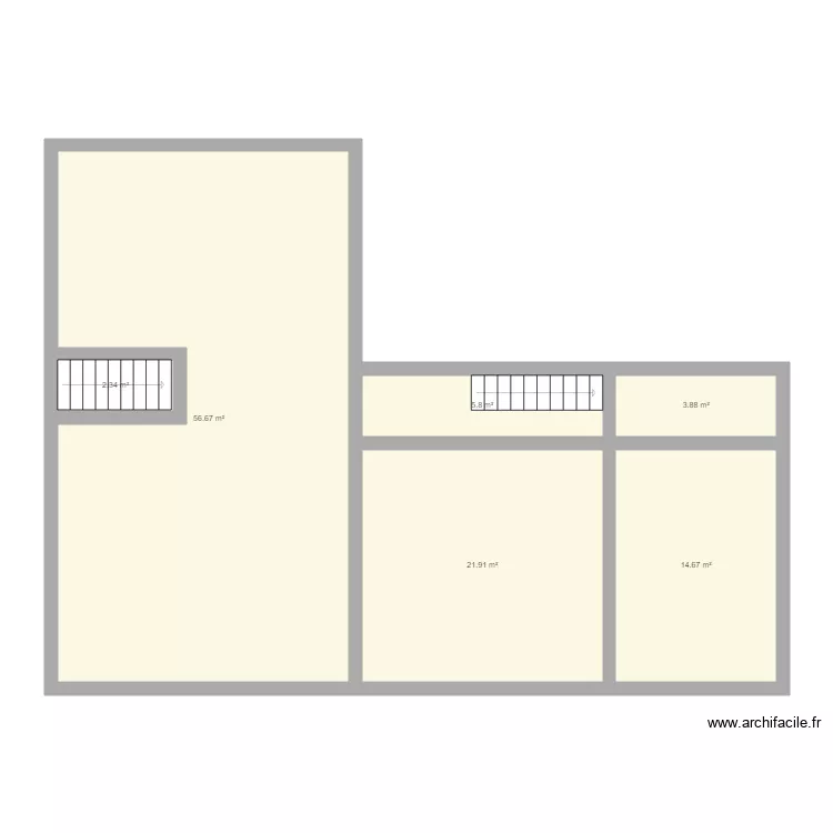 besset 2em et actuel. Plan de 