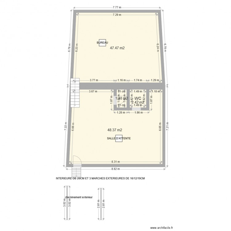 Plan. Plan de 0 pièce et 0 m2