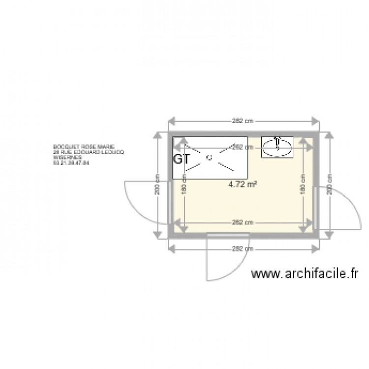 BOCQUET ROSE MARIE . Plan de 0 pièce et 0 m2