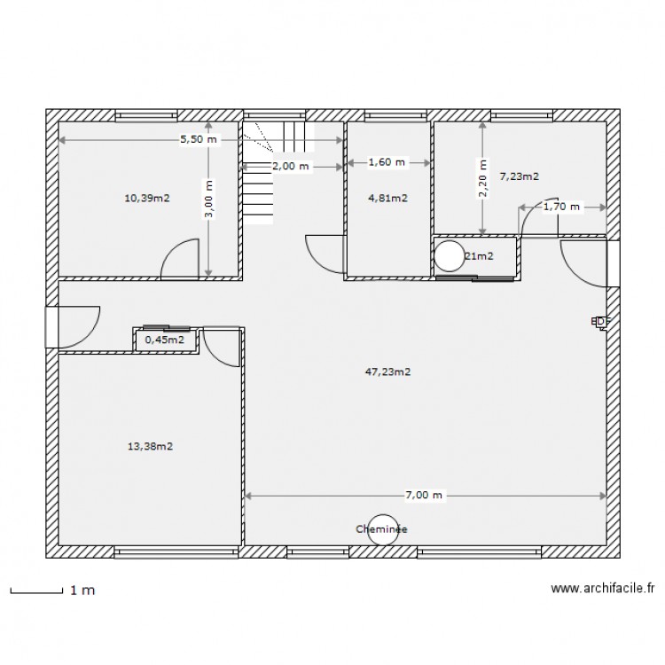 valérie rdc. Plan de 0 pièce et 0 m2