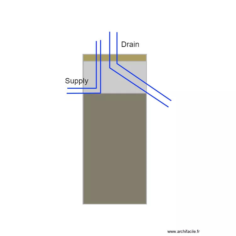 piping mounting. Plan de 