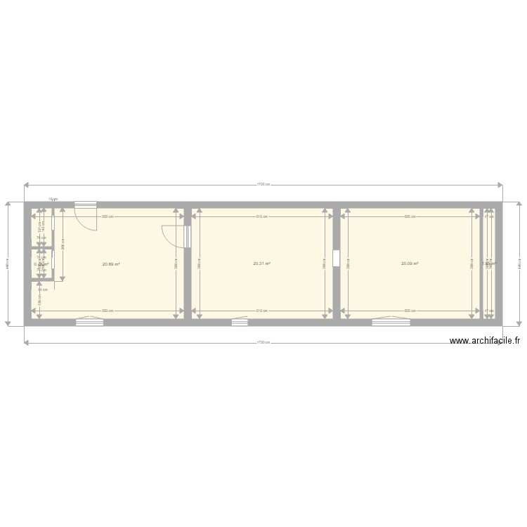 Plan Appartement de Picon. Plan de 0 pièce et 0 m2