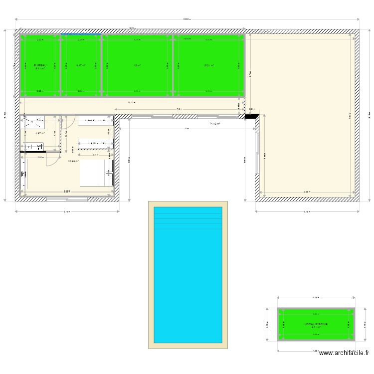 maison. Plan de 0 pièce et 0 m2