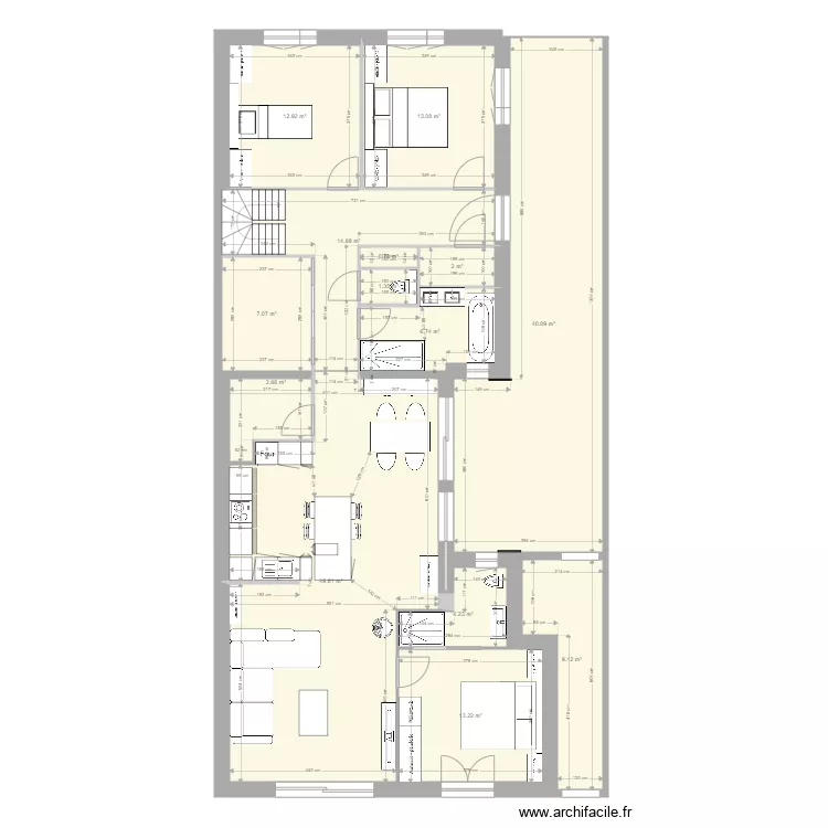 maison version 2. Plan de 