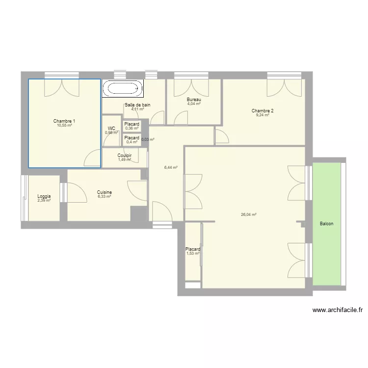 Bas de villa T4. Plan de Bas de villa T4. Plan de