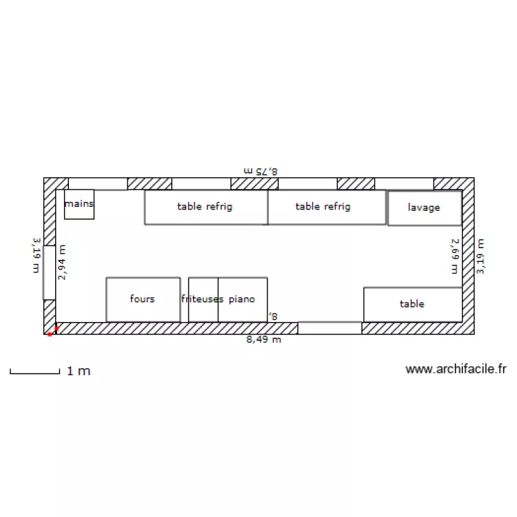 cuisine. Plan de cuisine. Plan de