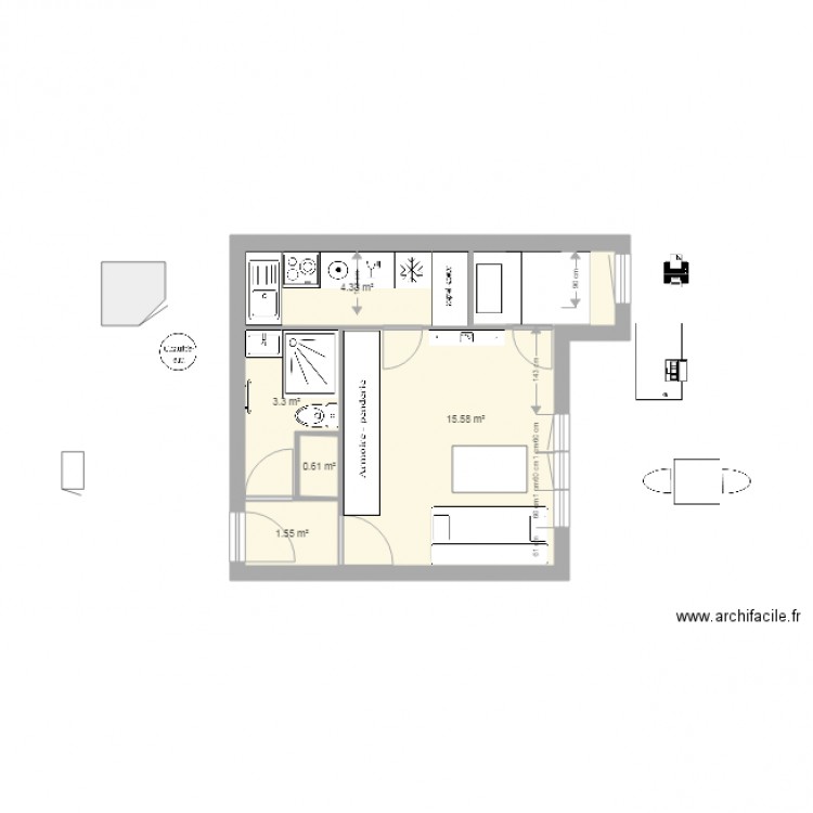 medicis idee 71. Plan de 0 pièce et 0 m2