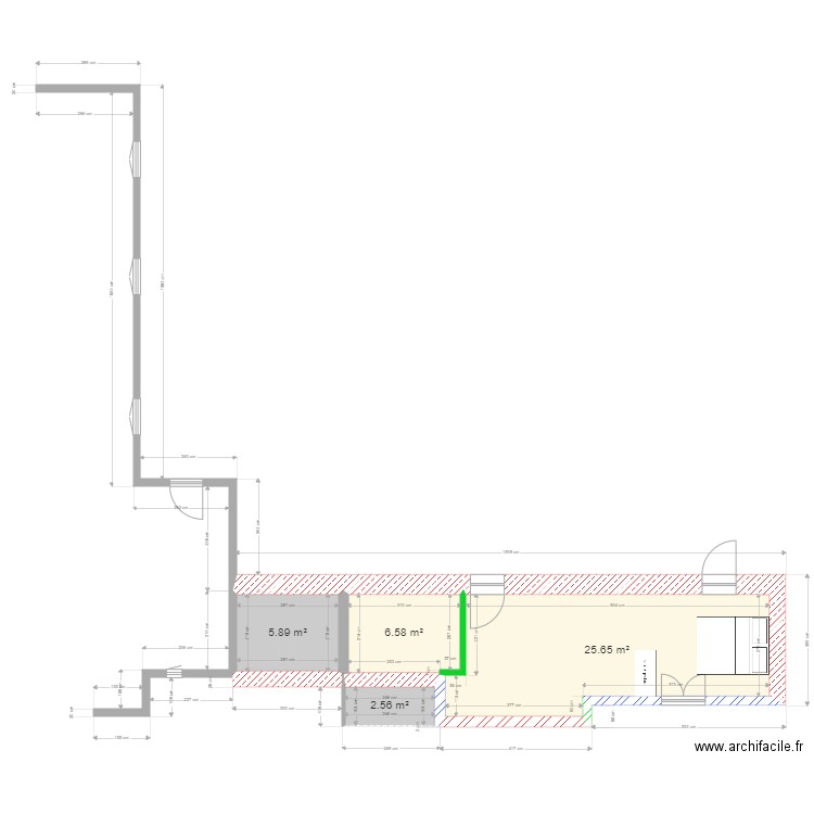 proj1 AppartBEA. Plan de 0 pièce et 0 m2