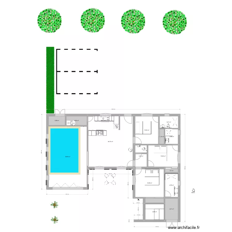 allemagne 2 ter variante. Plan de 