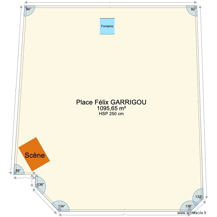 Place Félix GARRIGOU Scene01. Plan de 0 pièce et 0 m2