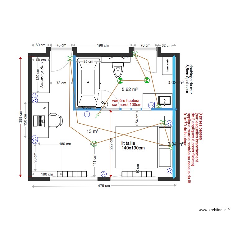 Plan de rémol 14janvier LE CHESNAY. Plan de 0 pièce et 0 m2