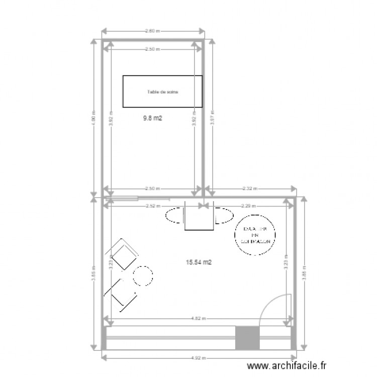 SCI DESPREZ RDC. Plan de 0 pièce et 0 m2