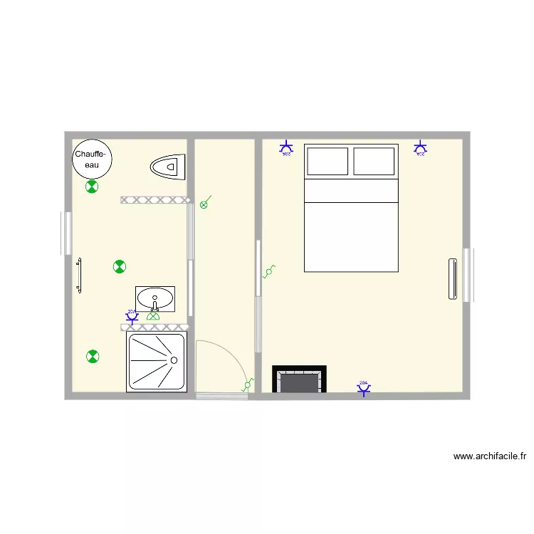 1er &eacute;tage. Plan de 