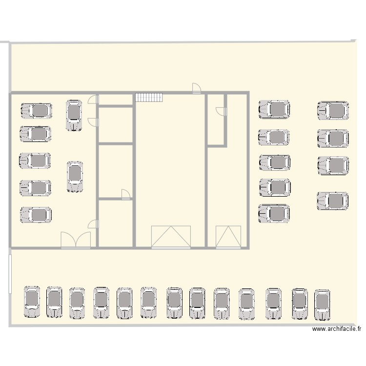 cbf. Plan de 9 pièces et 866 m2